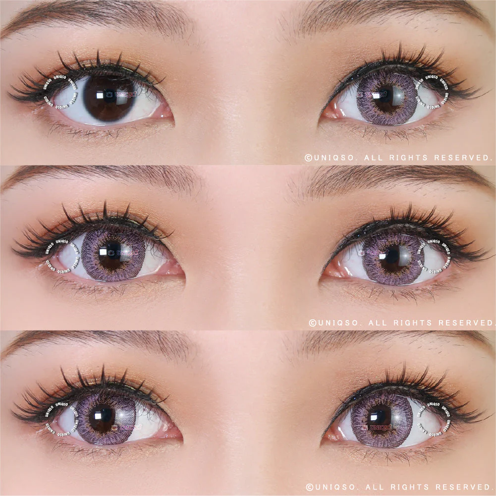 Western Eyes Puffy 3 Tones Pink (1 lens/pack) - Image 2